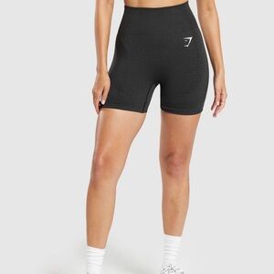 Black Women's High-Waisted Gym Shorts